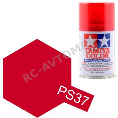 Краска Tamiya (#PS-37) Translucent Red