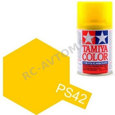 Краска Tamiya (#PS-42) Translucent Yellow