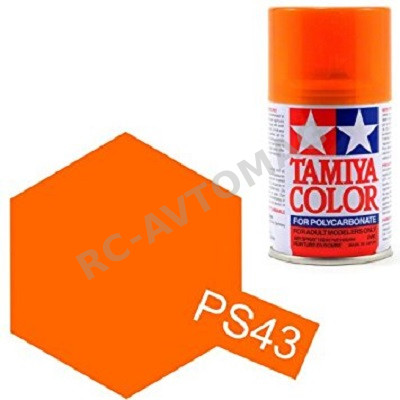 Краска Tamiya (#PS-43) Translucent Orange