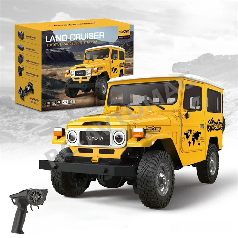 Радиоуправляемый внедорожник HB 666 (#HG4-50-PRO-YELLOW) Toyota FJ40 PRO YELLOW 1:16