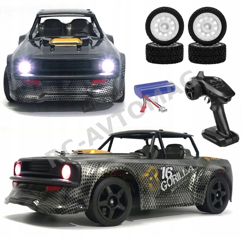 Радиоуправляемая модель для дрифта Pinecone Model (#SG-1604PRO-BL-GG) 1/16 4WD RTR