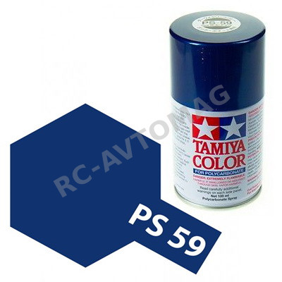 Краска Tamiya (#PS-59) Dark Metallic Blue