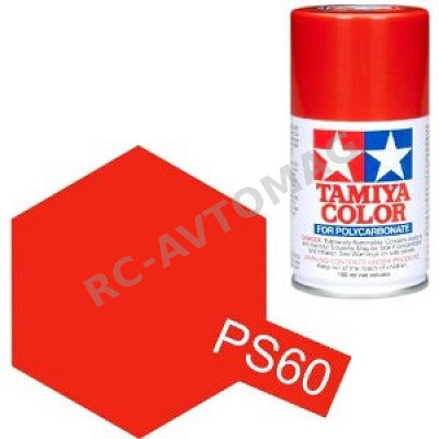 Краска Tamiya (#PS-60) Bright Mica Red