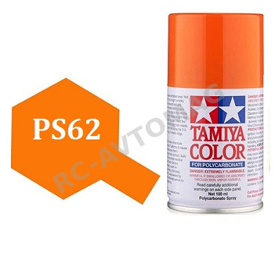 Краска Tamiya (#PS-62) Pure Orange