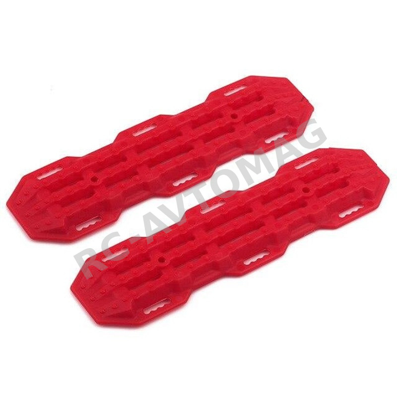Буксировочный трак (пандус) RC-Avtomag (#AV-DP05004) 1/10 Scale Rubber Recovery Ramps for RC Crawler Red