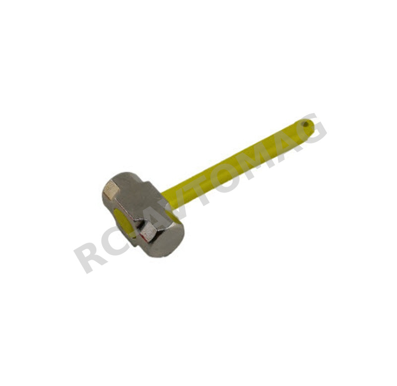 Молоток масштабный металлический 1/10 RC-Avtomag (#AV-SM01004) Metal Hammer Yellow 1/10