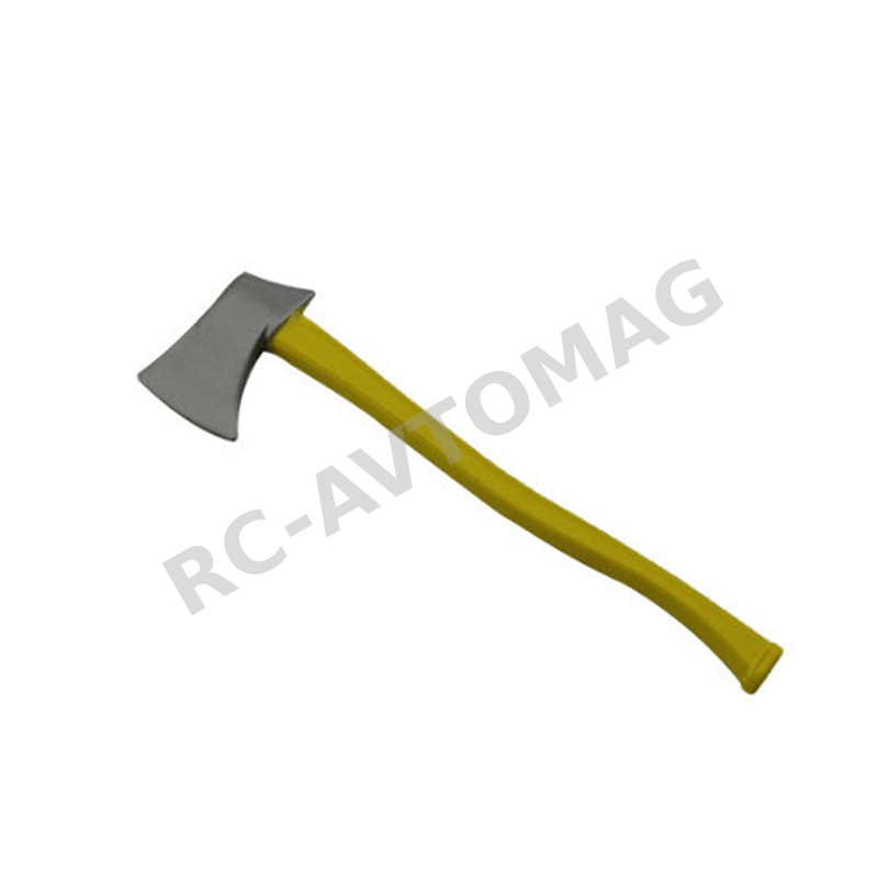Топор масштабный металлический 1/10 RC-Avtomag (#AV-SM01012) Metal Axe - Yellow 1/10