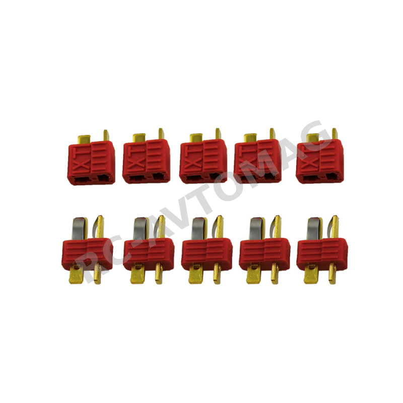 Коннектор RC-Avtomag (#AV-P01004) T-Plug Male and Female - Anti-skid  5 pair/bag
