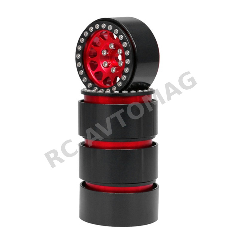 Диски бедлоки RC-Avtomag (#AV-CW01907) 1.9" Aluminum Beadlock Crawler Wheels 4pcs