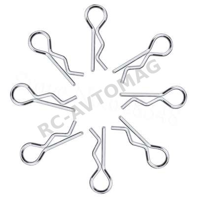 Клипсы  RC-Avtomag (#AV26500/4) Body Clips 1/16