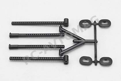 Крепление кузова Yokomo (#Y4-016) Front/Rear Body Mount Plastic Only for YD-2/YD-4