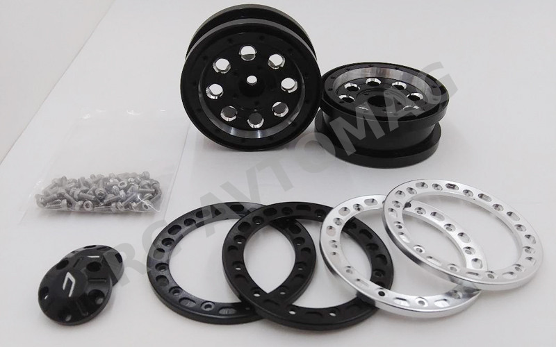 Диски бедлоки CROSS-RC (#C97400328) Upgrade Cross 1.9″ Aluminum Bead Lock Wheels 1 Pair