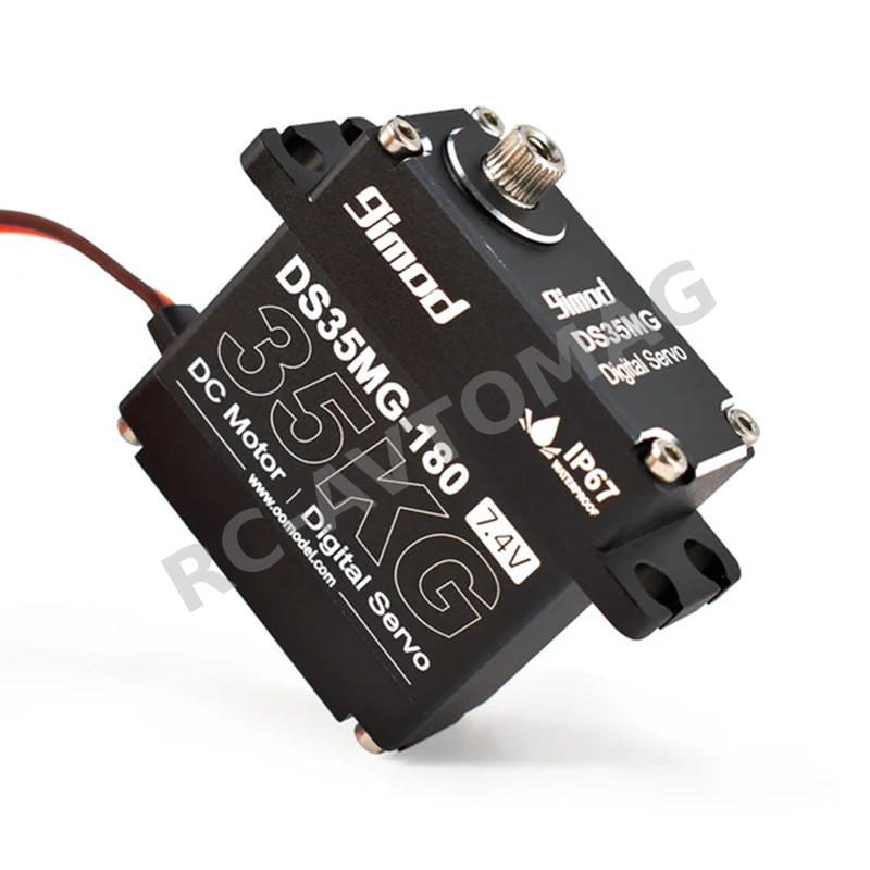 9imod DS35MG - 7.4V 35kg 180°/270° Waterpoof Servo Full Aluminum Case Stainless Steel Gear High Torque for 1/6 1/8 1/10 RC Car