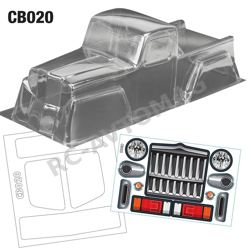 Кузов TeamC (#CB020) 1/10  Crawler Body, 313mm