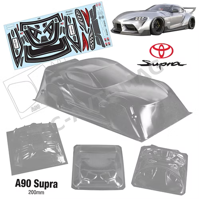Кузов TeamC (#TCA90) 1/10 Toyota Supra A90, 200mm