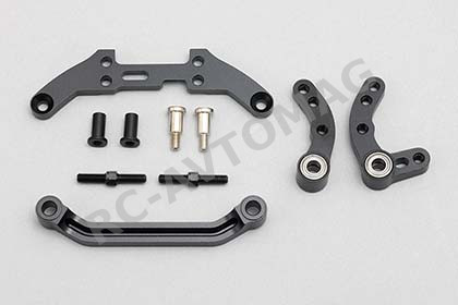 Алюминиевая рулёвая Yokomo (#IB-GC4) Black Alum.High Angle Steering Set for DP-DIB
