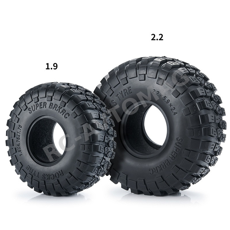 Внедорожные шины RC-Avtomag (#AV-008840) Crawler Tires with Foams for 2.2" Wheels 150mm