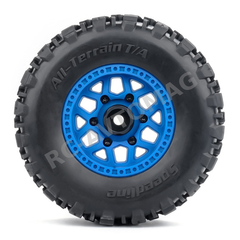 Колёса внедорожные PYFORE  (#W277) Tire/Wheel Green 4in
