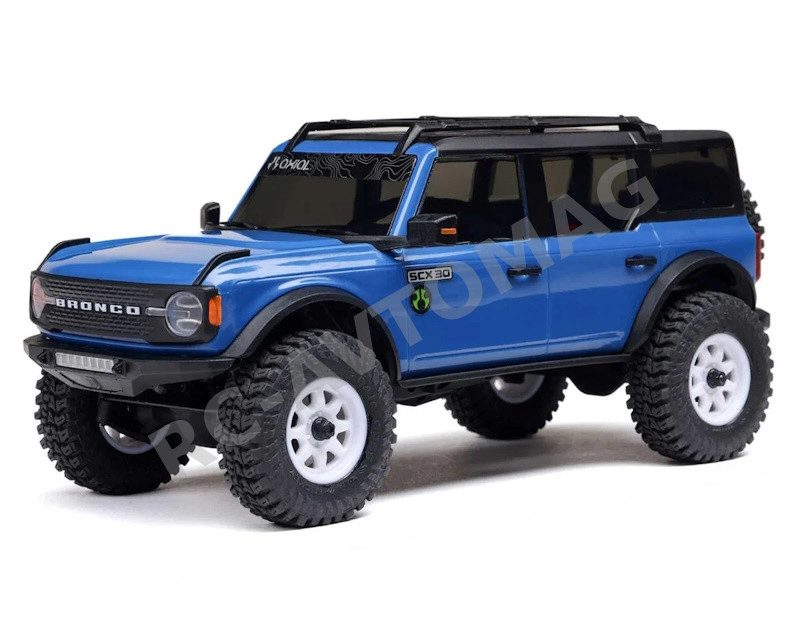 Радиоуправляемая модель краулера Axial (#AXI-2048T1) SCX30 Ford Bronco 4x4 1/30