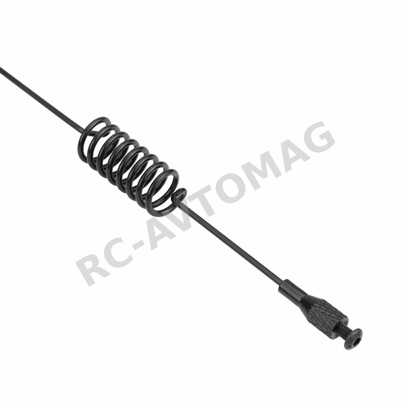 Антенна RC-Avtomag (#AV-0000260) 260 мм металлическая декоративная антенна для радиоуправляемого автомобиля для 1/10 RC Crawler Traxxas TRX4 TRX6 Axial SCX10 RC4WD D90 D110 Tamiya CC01 Truck Drift