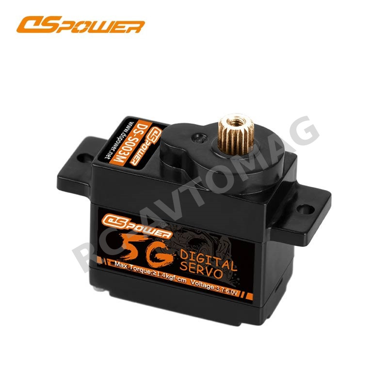 Сервопривод DSpower (#DS-S003M) Metal Gear 7.4V 5g 180° Degree Brushless