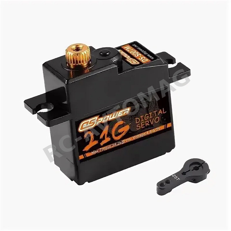 Сервопривод DSpower (#DS-S007M) Metal Gear 7.4V 21g 180° Degree Brushless