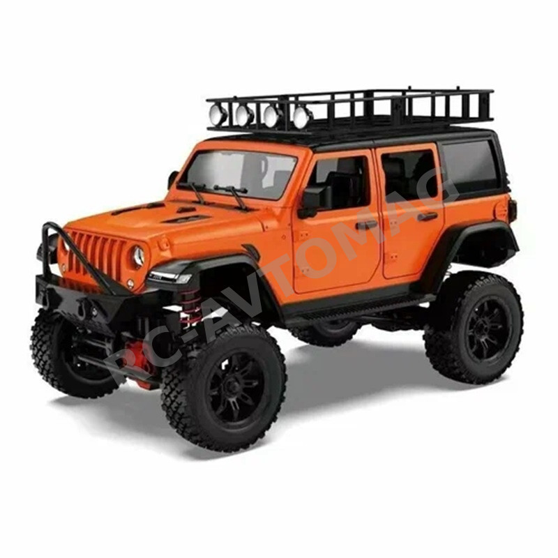 Радиоуправляемый внедорожник MN Hobby (#SG-MN-128OR)  Jeep Wrangler Orange 4WD RTR масштаб 1/12 2.4G