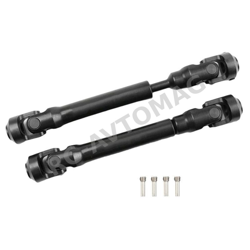 Кардан телескопический RC Turn (#RTUP023A4) 104-147mm Metal Splined Center Driveshaft CVD Set for 1/10 Crawler 1pc/set