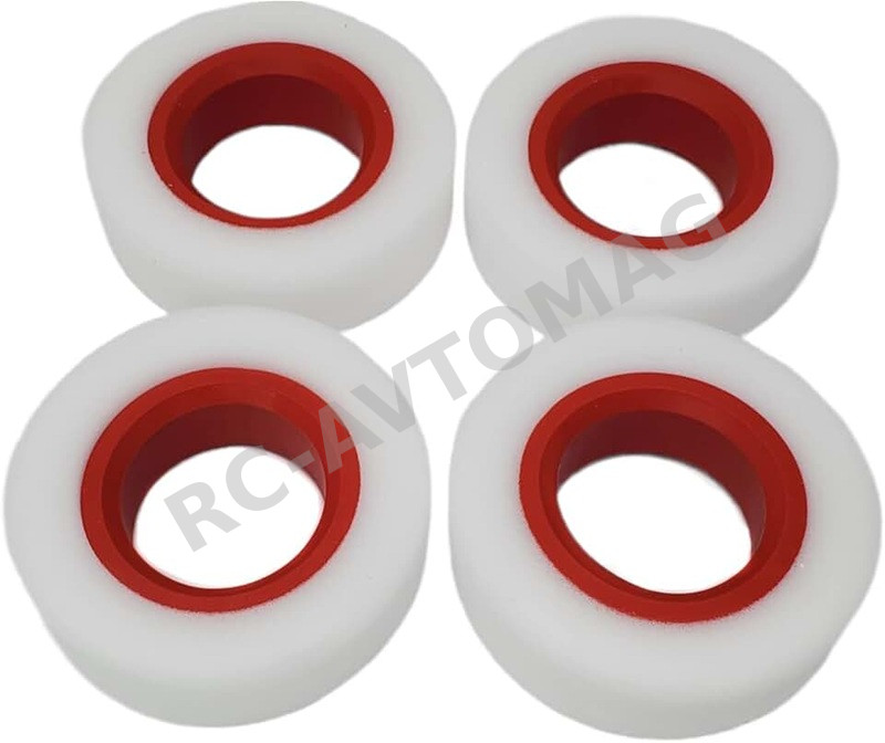 Вставки в шины Off-Road RC Turn (#RTPA029C2) Rock Crawler 1.9" Dual Stage Closed Cell Foam Tire Inserts - Red