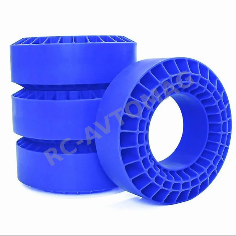 Вставки в шины Off-Road RC Turn (#RTPA29V2BU) Silicone Rubber 1.9″ Crawler Tire Insert 108x43mm: Hard Blue