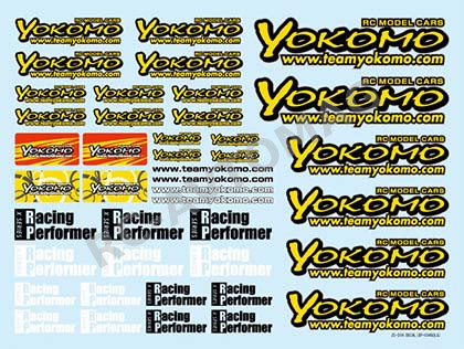 Наклейки Yokomo (#ZC-D16) Team Yokomo