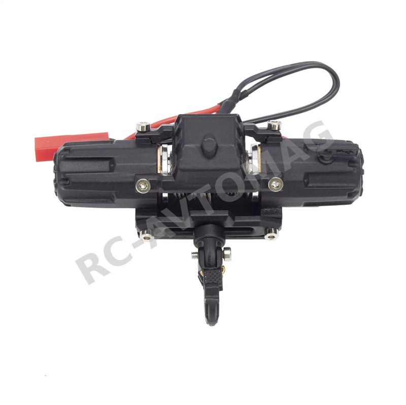 Лебёдка RCTurn (#RTEW011B1) Metal RC Crawler Mini Electric 1/10 Winch - Black