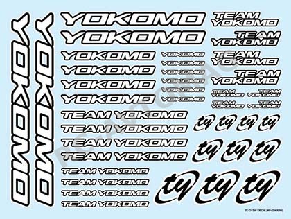 Наклейки Yokomo (#ZC-D15W) Team Yokomo