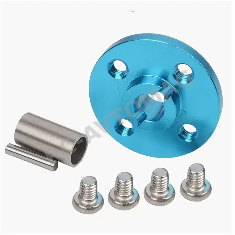 Спур RC Turn (#RCTT02A01)  Aluminum Spur Gear Adaptor / Mount  for Tamiya TT02 / TT-02 / TB-03 RC Car: Blue