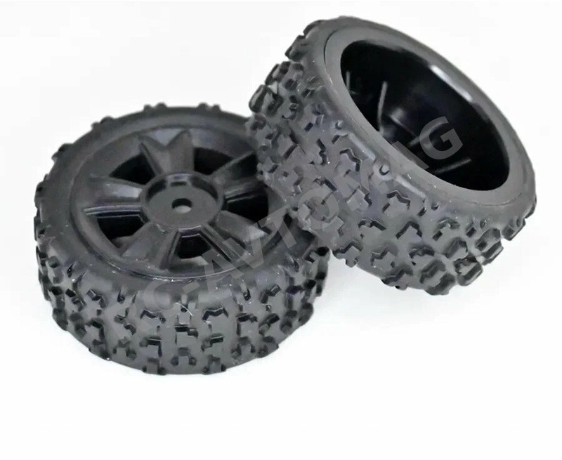 Колеса раллийные MJX (#14300F) MJX R/C Tires 2PCS 1/14