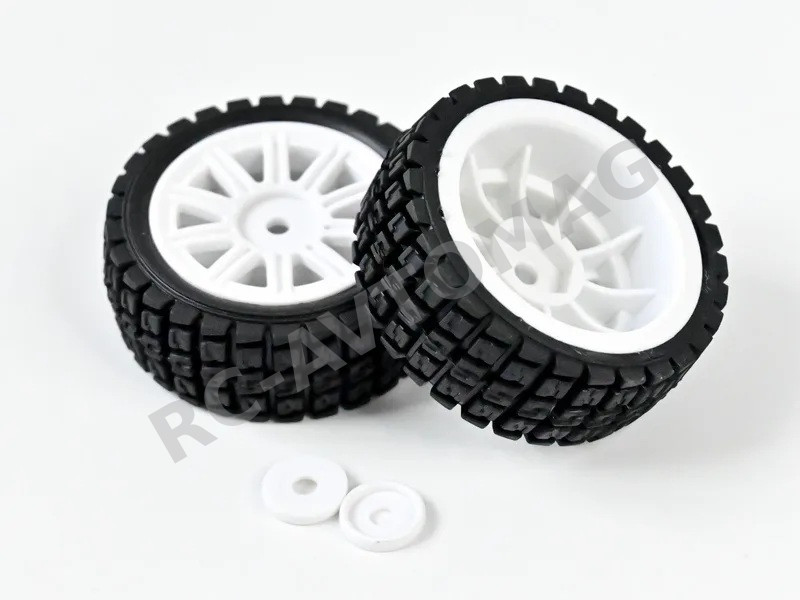 Колеса шоссейные MJX (#1415A2) MJX R/C RubberTires 2PCS 1/14