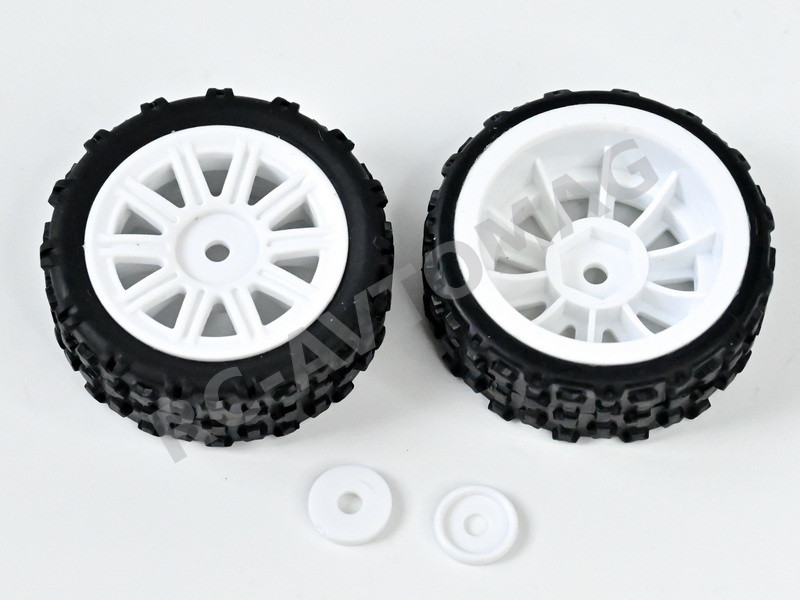 Колеса шоссейные MJX (#1415B2) MJX R/C TPR Tires 2PCS 1/14