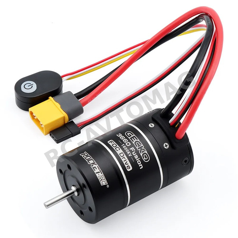 Бесколлекторная система RC GECKO (#SP-036602-40 S26C05) 3660 Fusion 2-3S Lipo 1800kv Brushless System for Crawler 2-IN-1