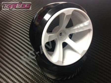 Диски Top Line (#DRS-031WH) 5-Spoke 2-piece Wheels White (1 Pair)