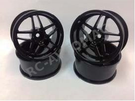 Диски Top Line (#BRW-050BK) 5-Spoke 2-piece Wheels Black (1 Pair)