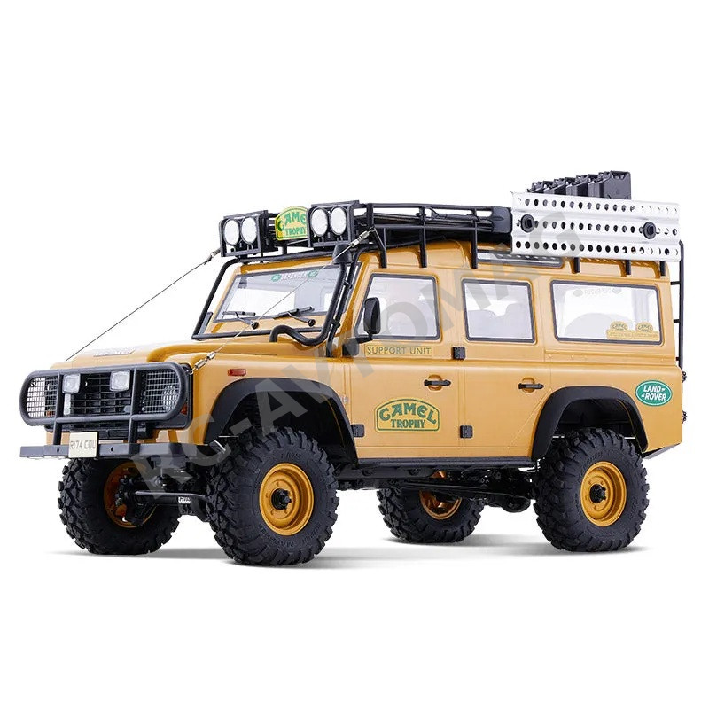 Радиоуправляемый внедорожник FMS (#FMS11045RSYL-SP) 1:10 FCX10 Land Rover defender Camel Trophy Edition RS Yellow
