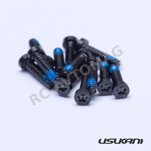 Винты декоративные Usukani/Extreme Exquisite Replica Screw For 1/10 Bodyshell/50pcs + Tool (Black)