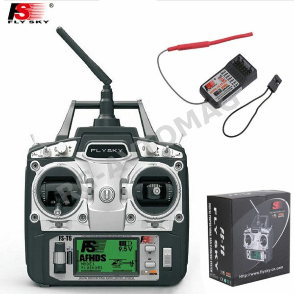 Аппаратура радиоуправления FlySky (#FS-T6) FS-T6 2.4G (6-channels)