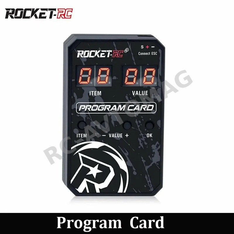 Программатор ROCKET-RC (#FP-100010-01)  Program Card для ESC 1/10 RV