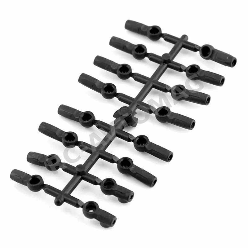 Шаровые наконечники RC-Avtomag (#AV5588) OPEN FACE 4.8mm REINFORCED ADJUSTERS (MEDIUM/16PCS.)