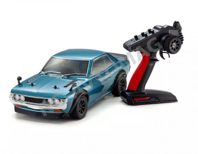 Радиоуправляемая модель Kyosho (#KYA-34429T1) Fazer Mk2 1/10 Scale Radio Controlled Electric Powered 4WD FZ02 Series Readyset 1970 TOYOTA CELICA GT Tuned Ver. Orion Turquoise