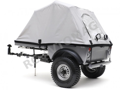 Прицеп для краулеров/трофи Team Raffee Co. (#TRC/302378) 1/10 Pop-Up Camper Tent Trailer Kit (w/ 1.55" 16-Hole Steelies & SP Road Tracker Tires)