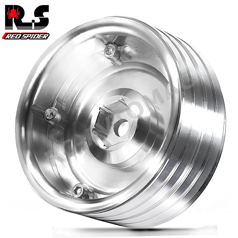 Диски бедлоки RCTurn (#RTCW196SL) Aluminium 1.9" (inch) Beadlock Crawler Wheels 4pcs: Silver