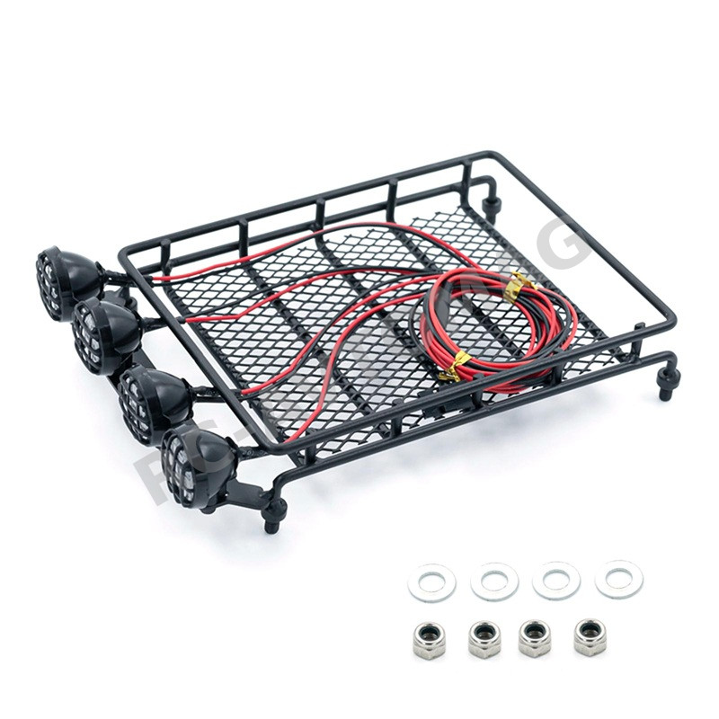 Багажник на крышу масштабный RC-Avtomag (#AV-RCZ180030) 1/10 RC Rock Crawler Accessories Metal Mesh Wire Luggage Tray Type C 18cm X 12cm X 3cm