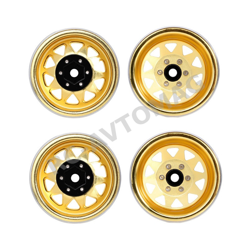 Диски бедлоки RC-Avtomag (#AV-CW19271Y) 1.9'' Aluminum Quality-Anger Beadlock Crawler Wheels